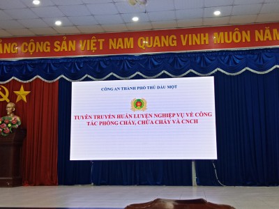 TẬP HUẤN PCCC NĂM HỌC 2022-2023