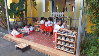 THAM QUAN TRẢI NGHIỆM KHU LÀNG NGHỀ GỐM TRUYỀN THỐNG TRƯỜNG MẦM NON HOÀ PHÚ