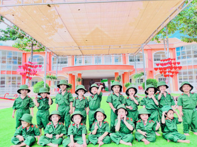 TRƯỜNG MẦM NON HÒA PHÚ TỔ CHỨC THÀNH CÔNG HỘI THAO CHÀO MỪNG NGÀY 22/12