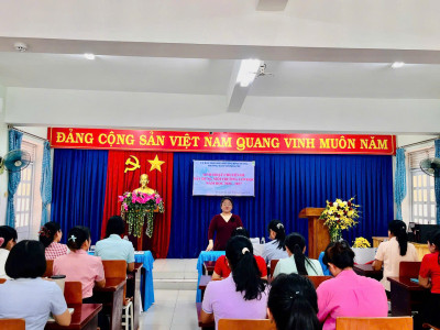TRƯỜNG MẦM NON HÒA PHÚ TỔ CHỨC SINH HOẠT CHUYÊN ĐỀ "XÂY DỰNG MÔI TRƯỜNG LỚP HỌC NĂM HỌC 2026 - 2027"