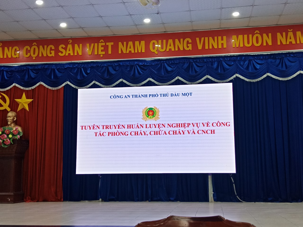 TẬP HUẤN PCCC NĂM HỌC 2022-2023