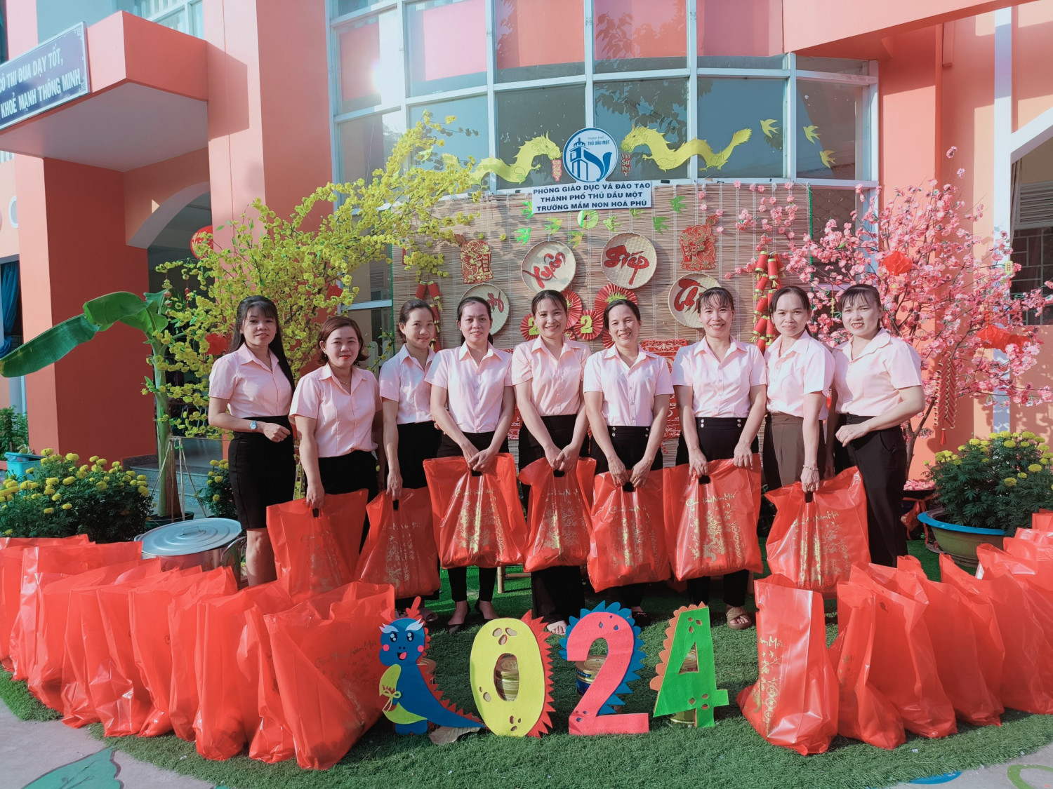 XUÂN YÊU THƯƠNG TẠI MN HÒA PHÚ